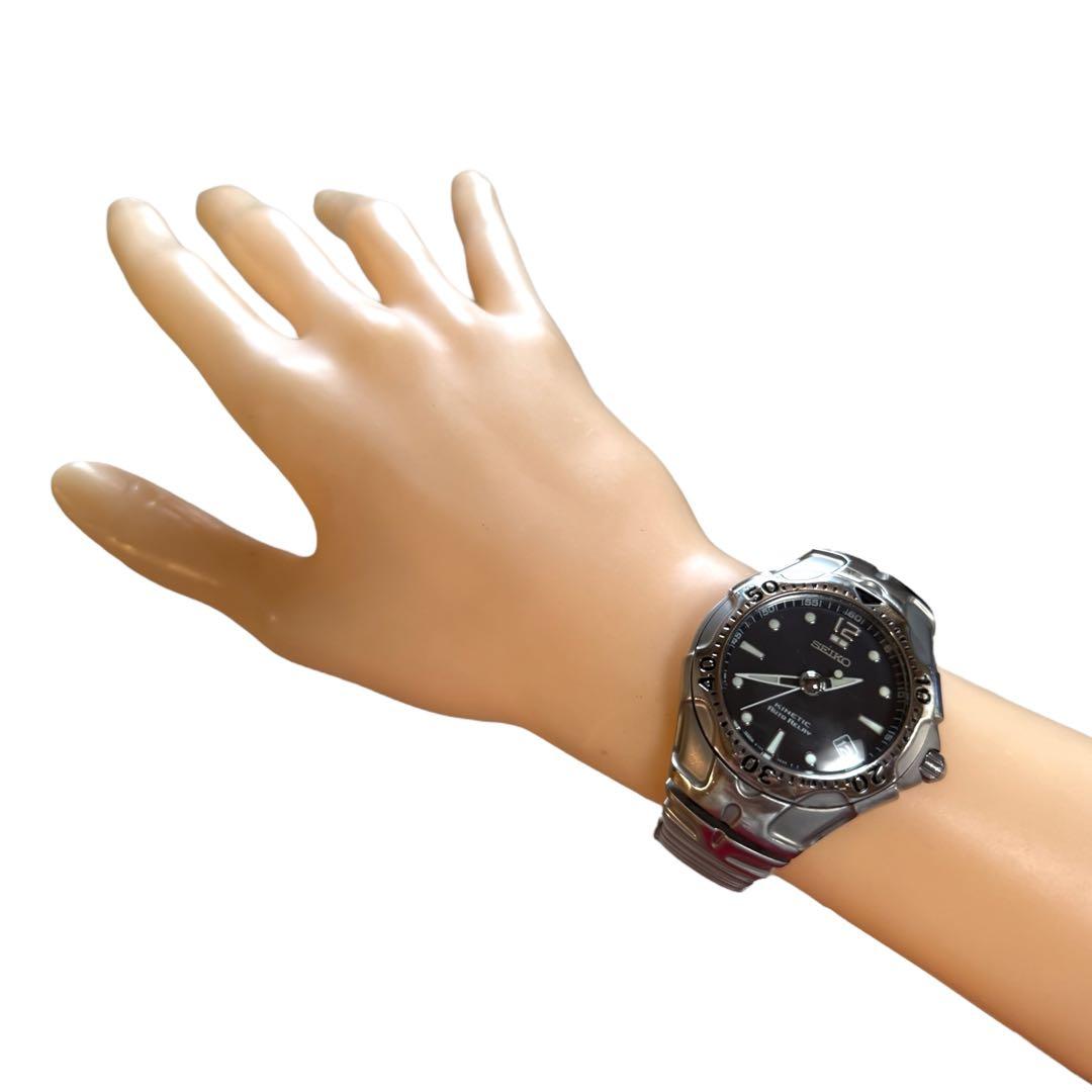 Ⴤ1410 希少レアꕤSEIKO キネティック 自動巻き オートリレー