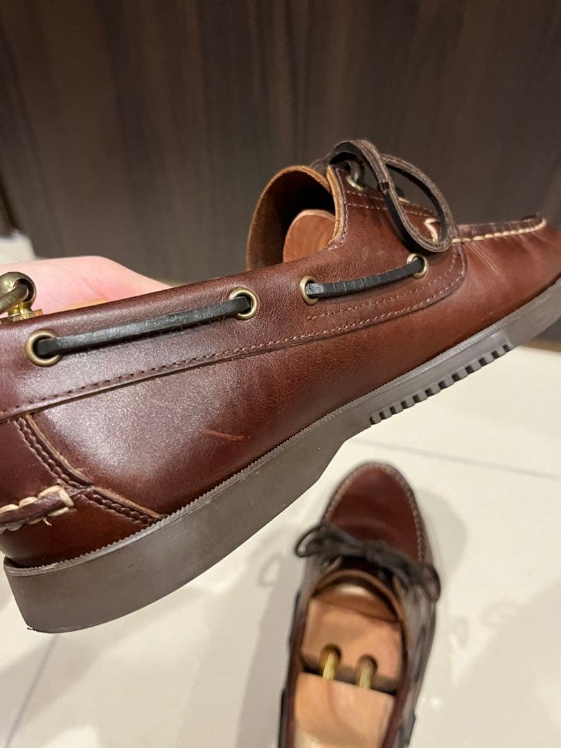 【美品】paraboot BIRTH バース モカシン 6.5 マロン