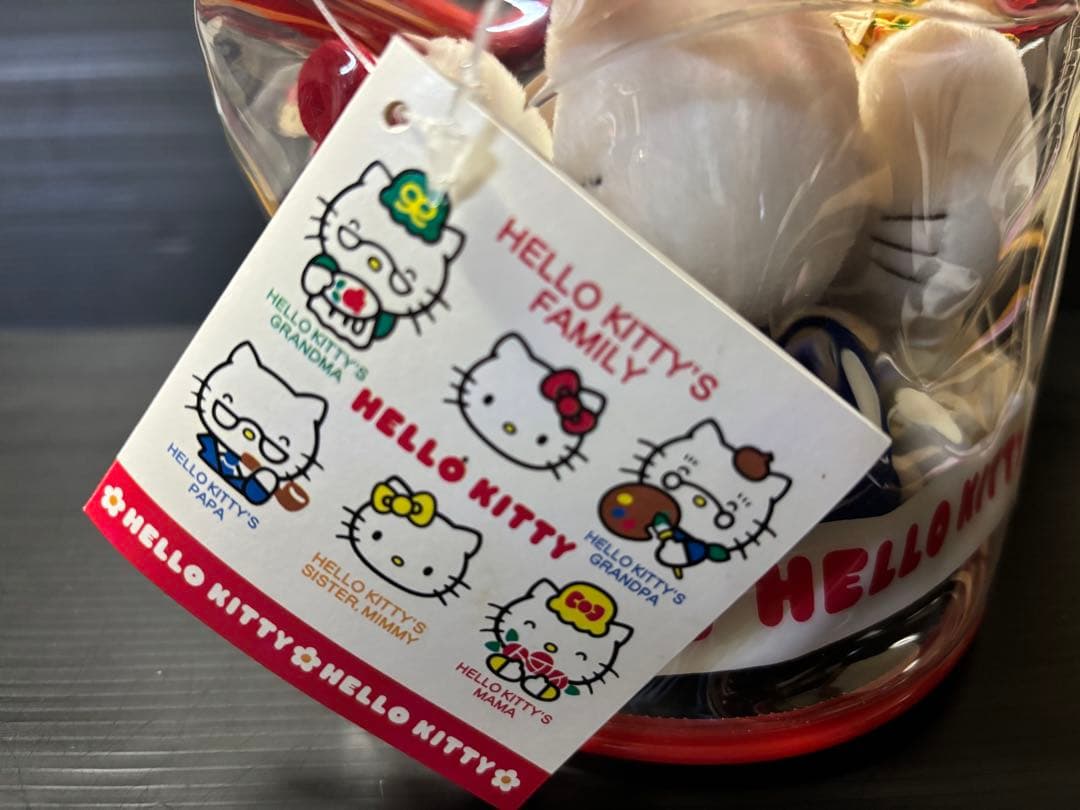 ハローキティ25周年 キティズファミリー　ぬいぐるみ　1999 レトロ　希少