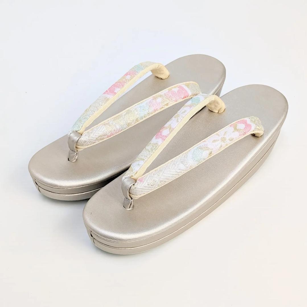 和装 草履バッグセット フォーマル 振袖 帯地 フリーサイズ u15