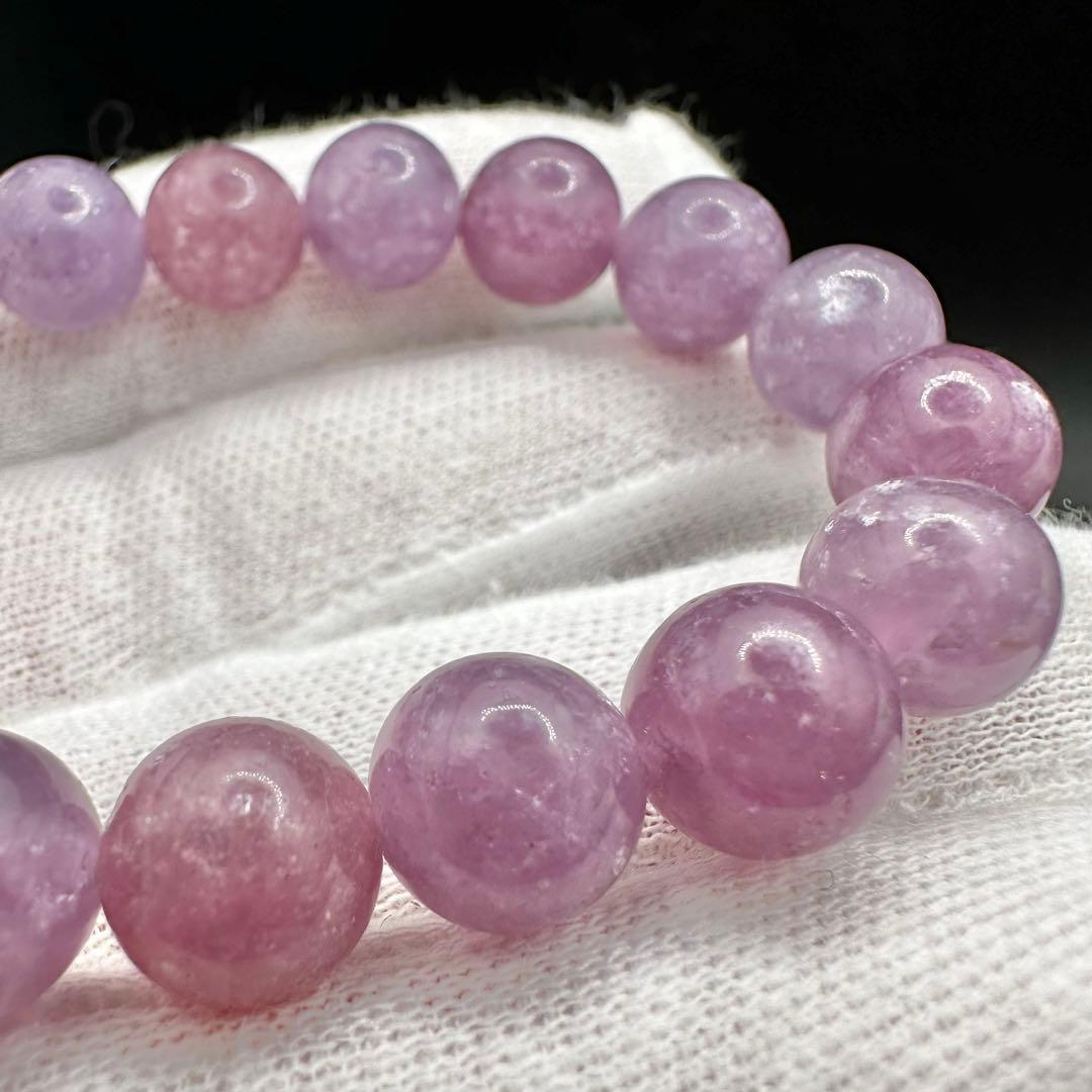 キラキラな輝き！！　マルチカラーレピドライト　ブレスレット④