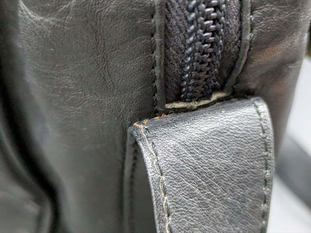 LOEWE アナグラム ショルダーバッグ ヴィンテージ オールレザー