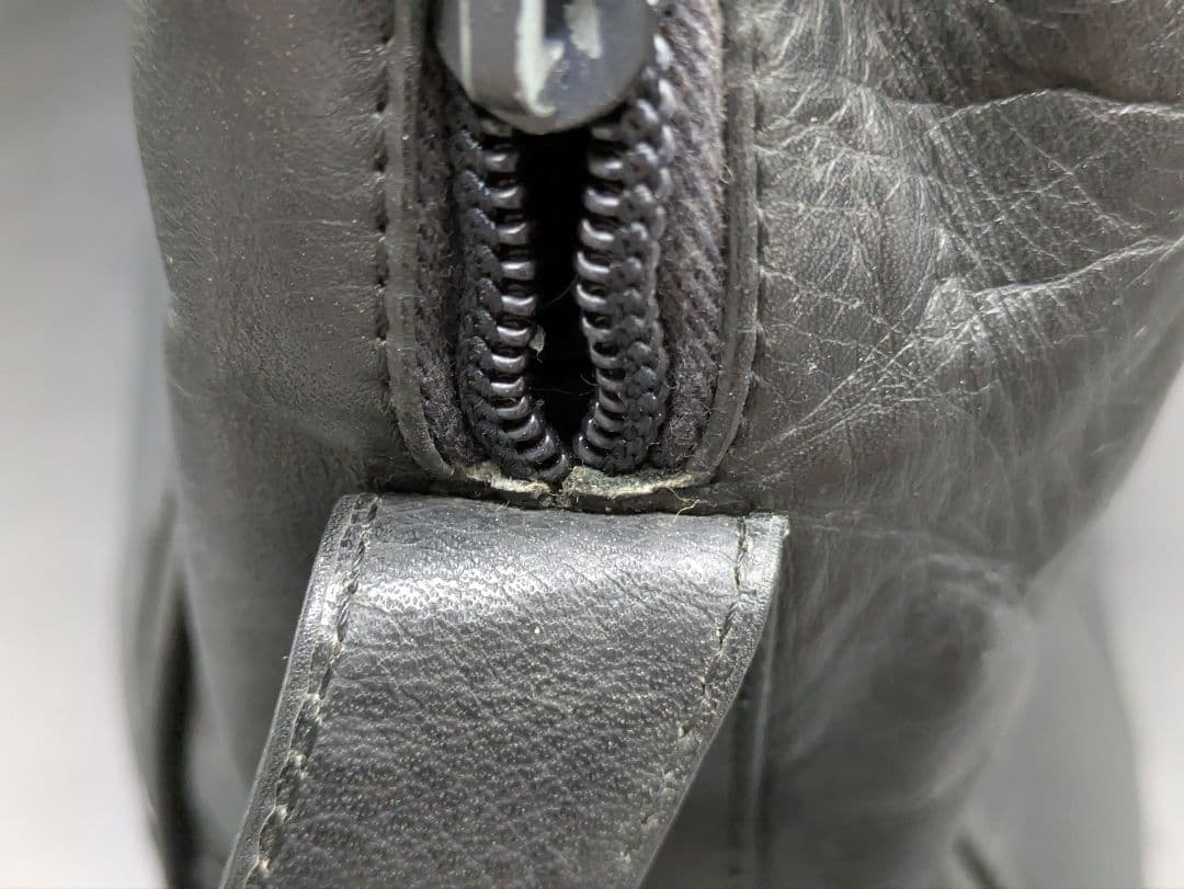 LOEWE アナグラム ショルダーバッグ ヴィンテージ オールレザー