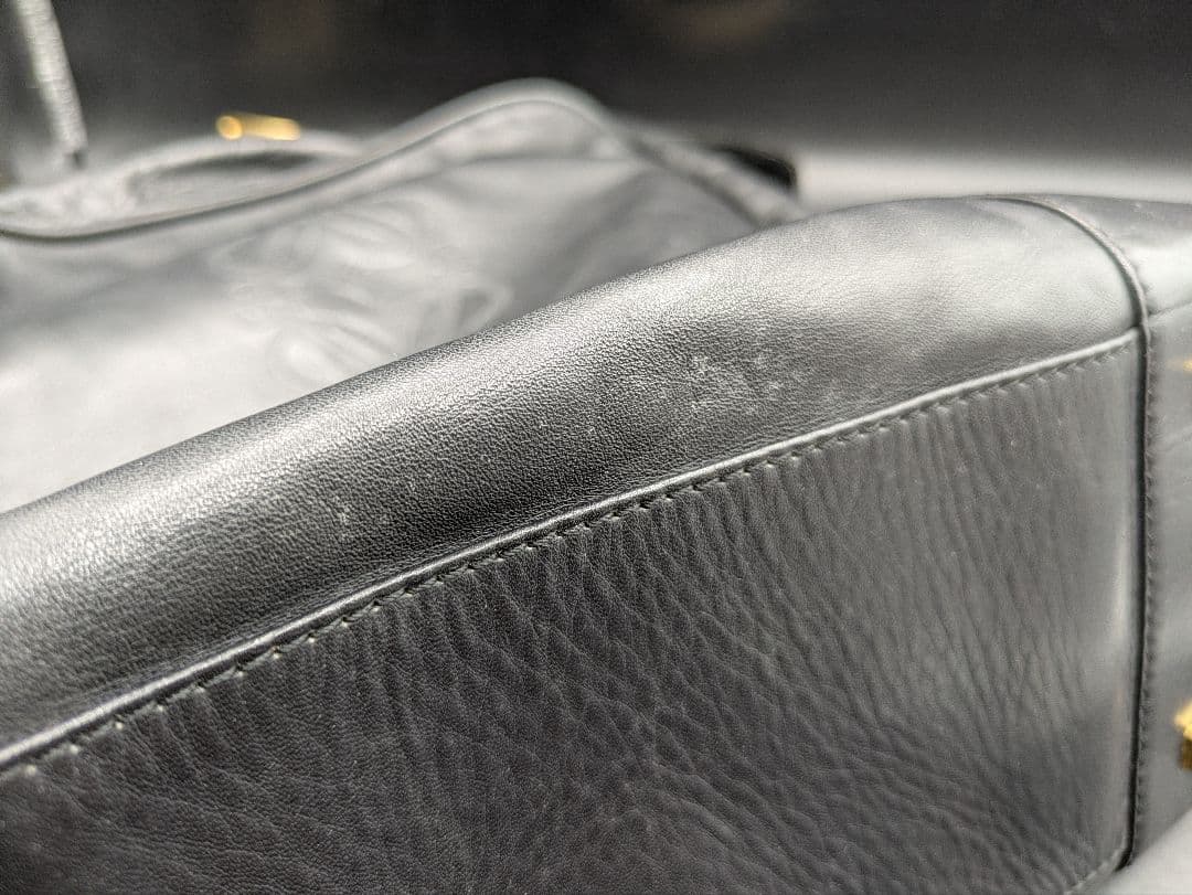 LOEWE アナグラム ショルダーバッグ ヴィンテージ オールレザー