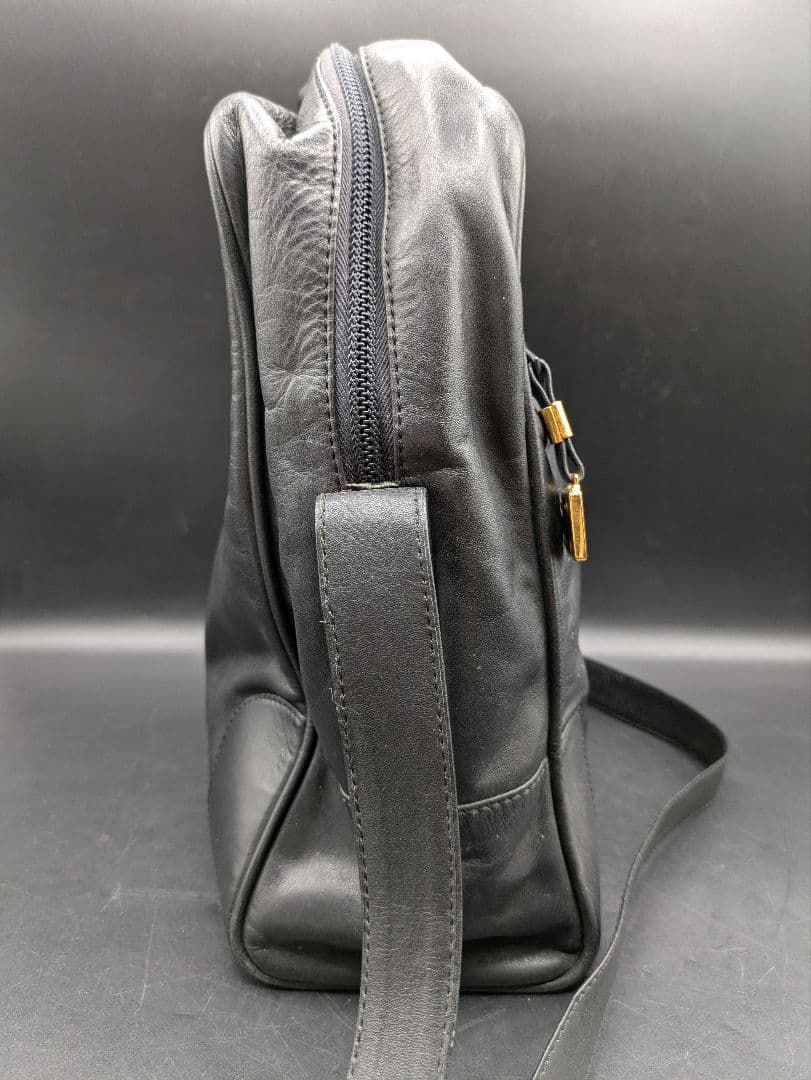 LOEWE アナグラム ショルダーバッグ ヴィンテージ オールレザー