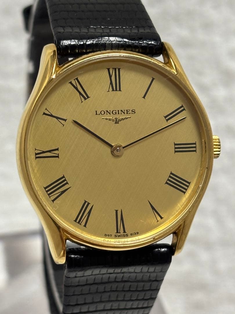 【美品】LONGINES ロンジン 手巻き【847 6139】【稼働品】メンズ