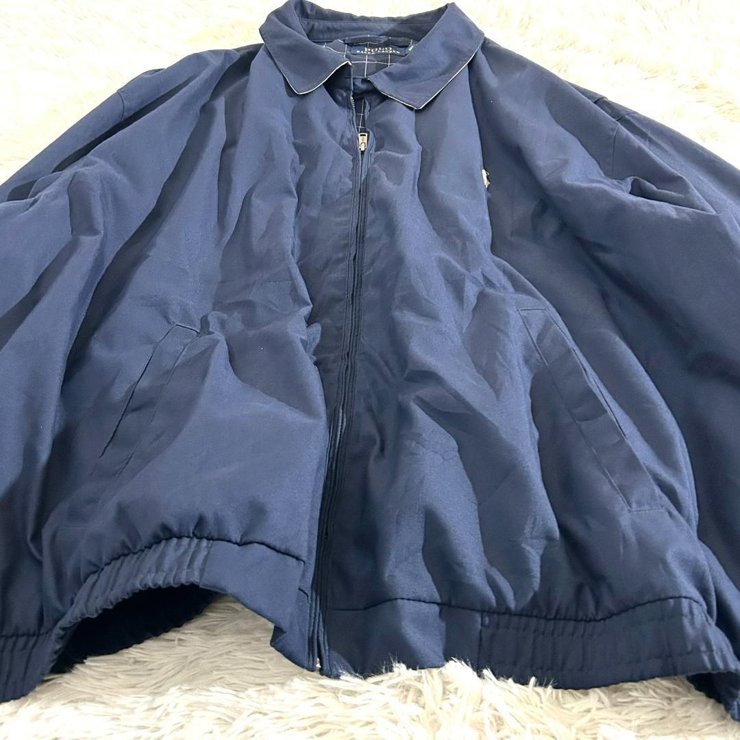 希少サイズ　ラルフローレン ポロ ジャケット ハリントンジャケット ネイビー