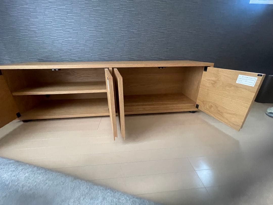 無印良品　テレビボード　テレビ台 4扉