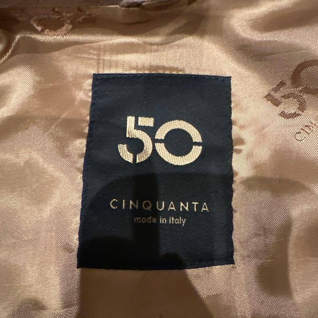 チンクアンタ　CINQUANTA ライダース　ジャケット46