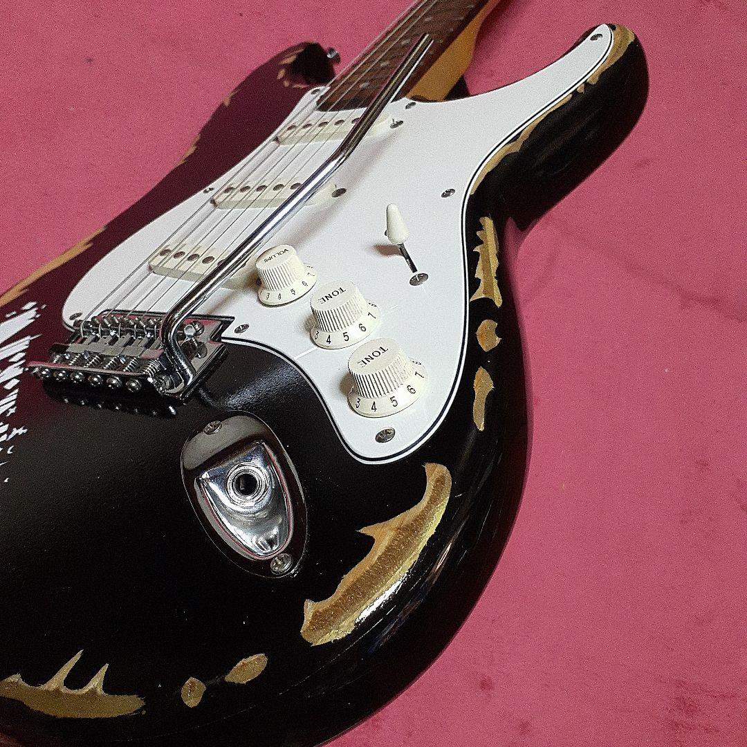 【良・美品】SKINペイント・SUGIZOモデル。ソフトケース&アーム付属。