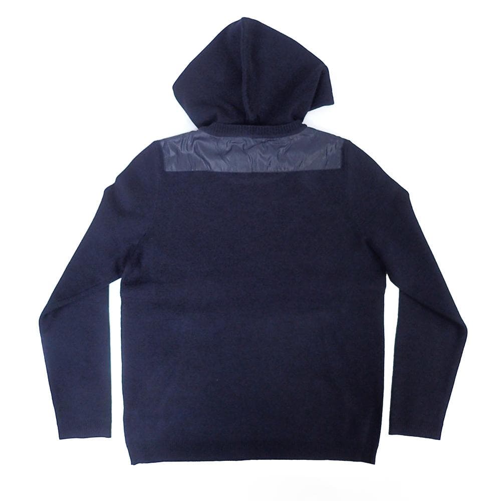 ★791 未使用ランバンスポール ニットパーカー 40 M ネイビー