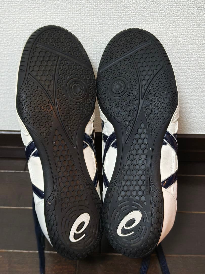 asicsアシックス ボクシングシューズ ハイカット ホワイト/ネイビー27cm