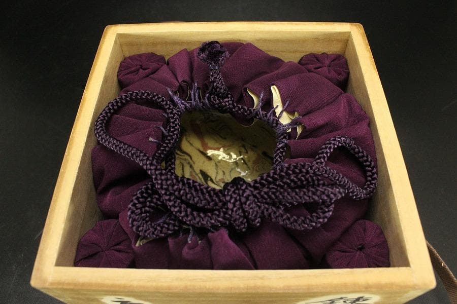 茶道具 唐九郎作 練込茶碗 「銘 雅静」 仕覆付 共箱(メ1465)