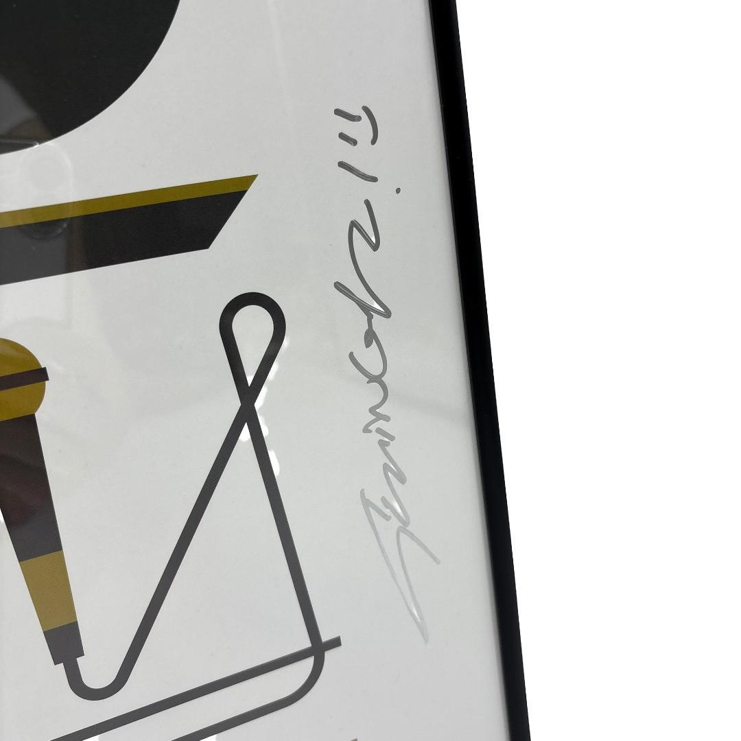 Shing02サイン入りポスター 額縁付き　NUJABES LUV(SIC)