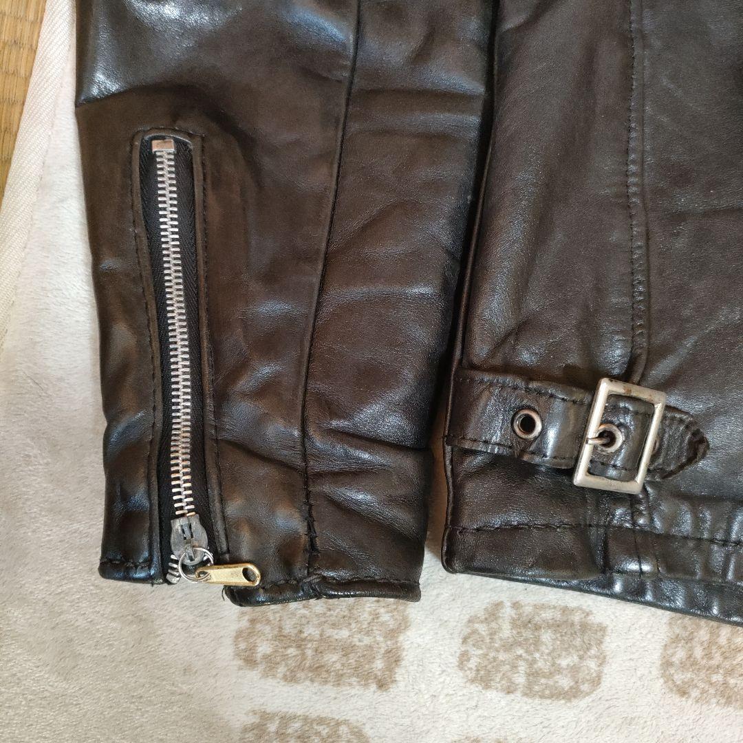 レアモデル　１４１　Schott　シングルライダース　３６　人気641の革違い