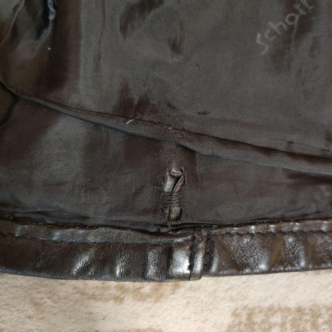 レアモデル　１４１　Schott　シングルライダース　３６　人気641の革違い