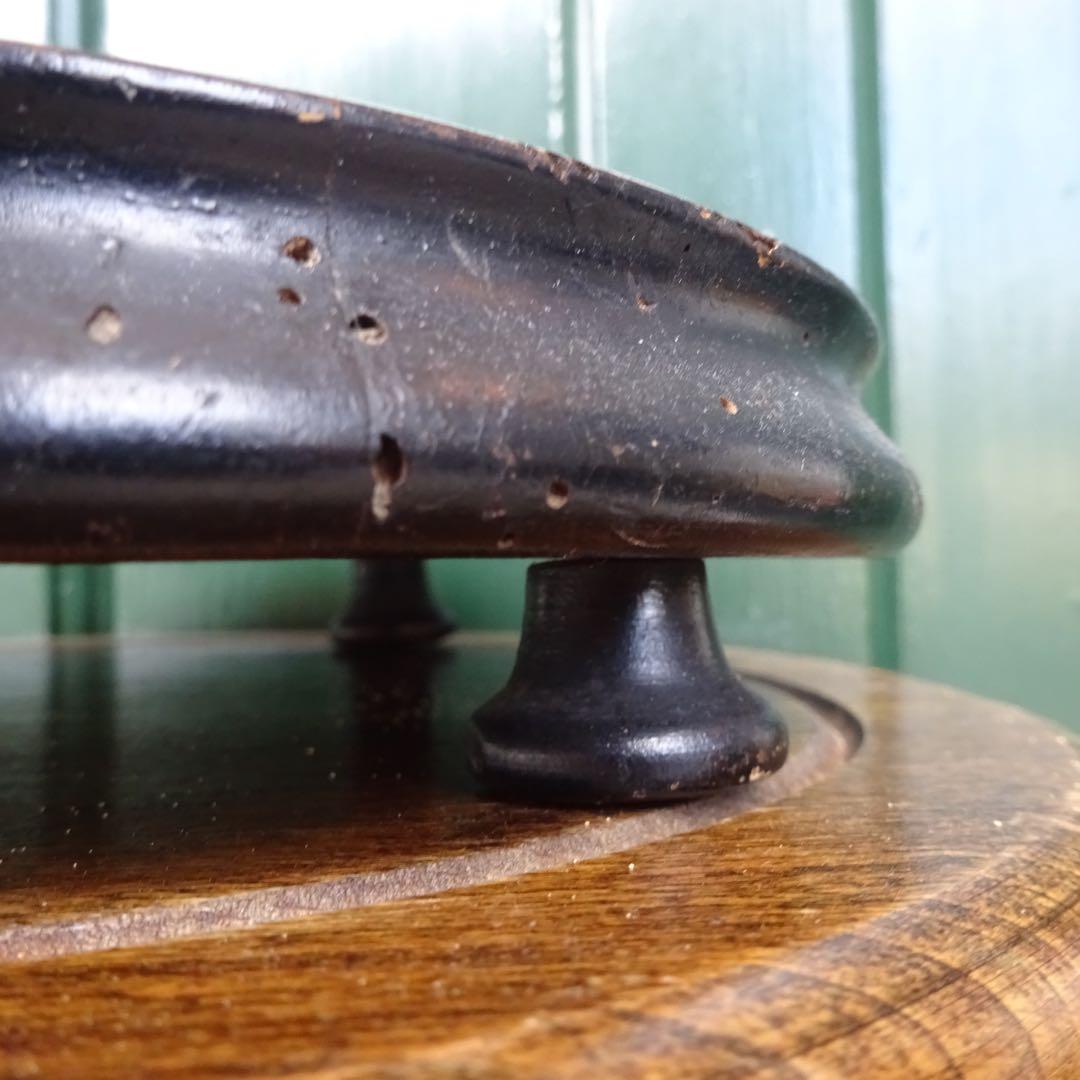 アンティーク ブロカント 店舗什器 アクセサリー台 ガラスドーム 土台