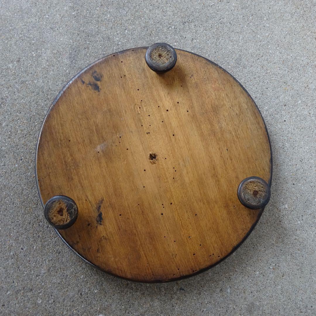 アンティーク ブロカント 店舗什器 アクセサリー台 ガラスドーム 土台