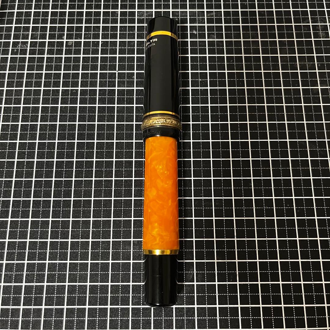 デルタ 万年筆 ドルチェビータ オーバーサイズ バーメイル B