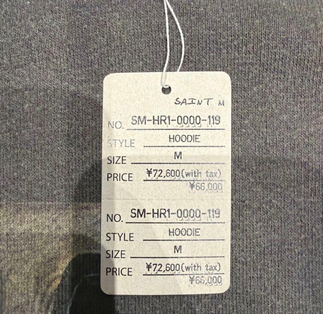 SAINT セントマイケル M フーディ Mサイズ グレー