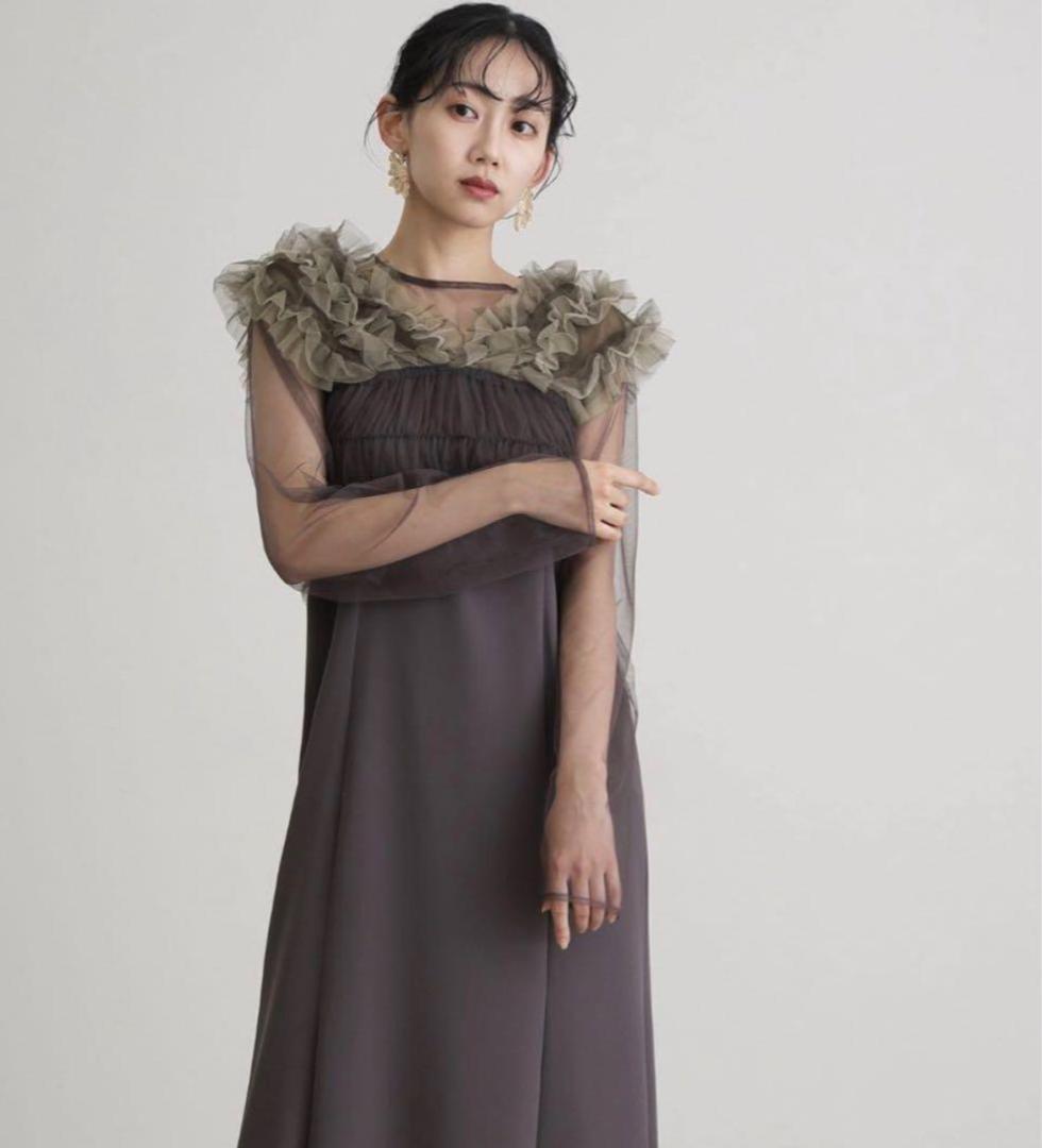 atlo オケージョンドレス Sサイズ ブラウン