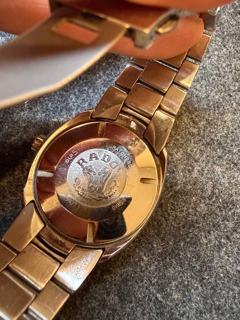 【購入時備品付】RADO DiaStar自動巻き時計 ブルー