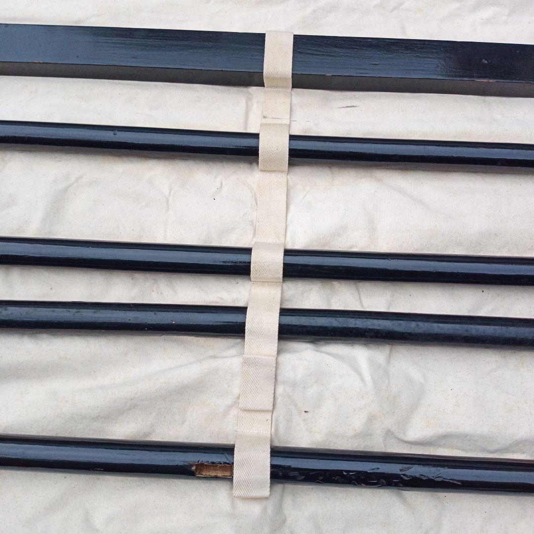 黒塗り木製パーツ