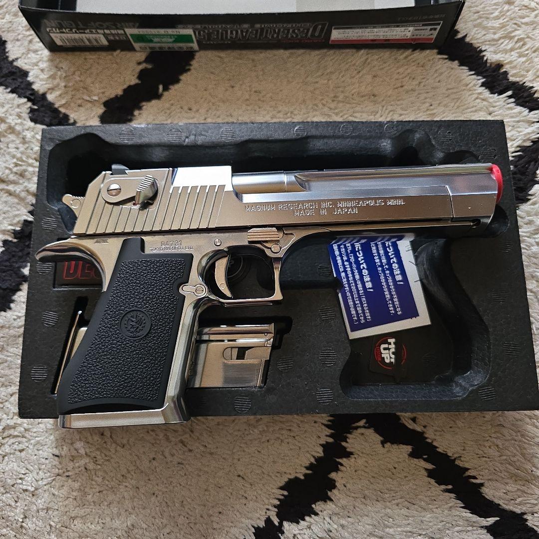 美品　サブマガジン付き　東京マルイ デザートイーグル　クロームステンレス