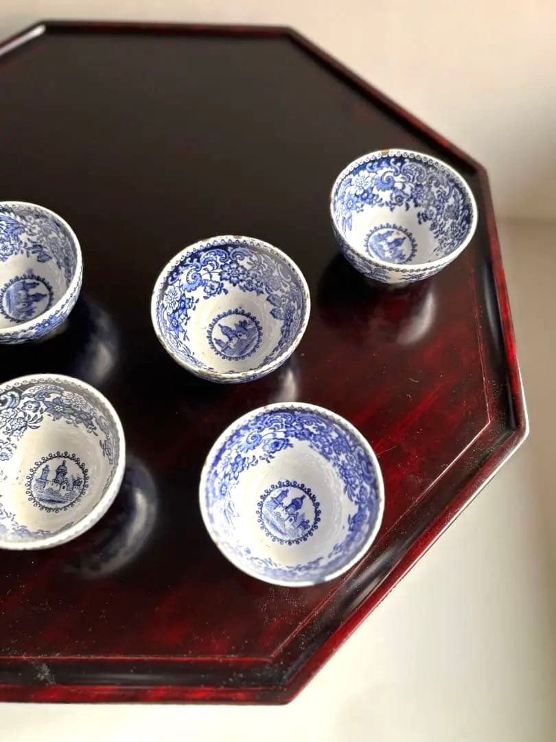 761 李朝家具 八角膳 小盤② 杏子通板 ソバン ヴィンテージ 美品 韓国