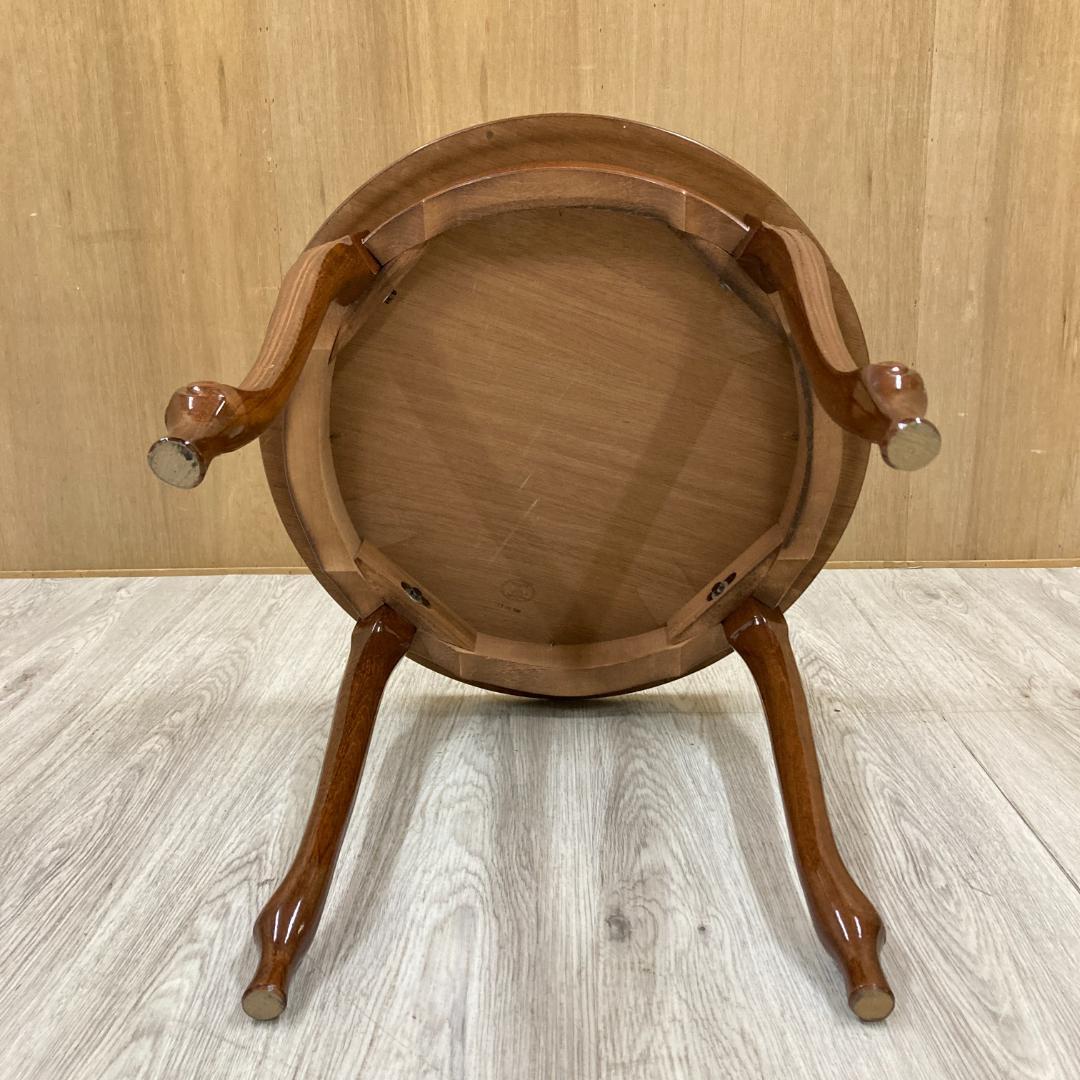 イタリア製　象嵌　猫脚　サイドテーブル　コーヒーテーブル