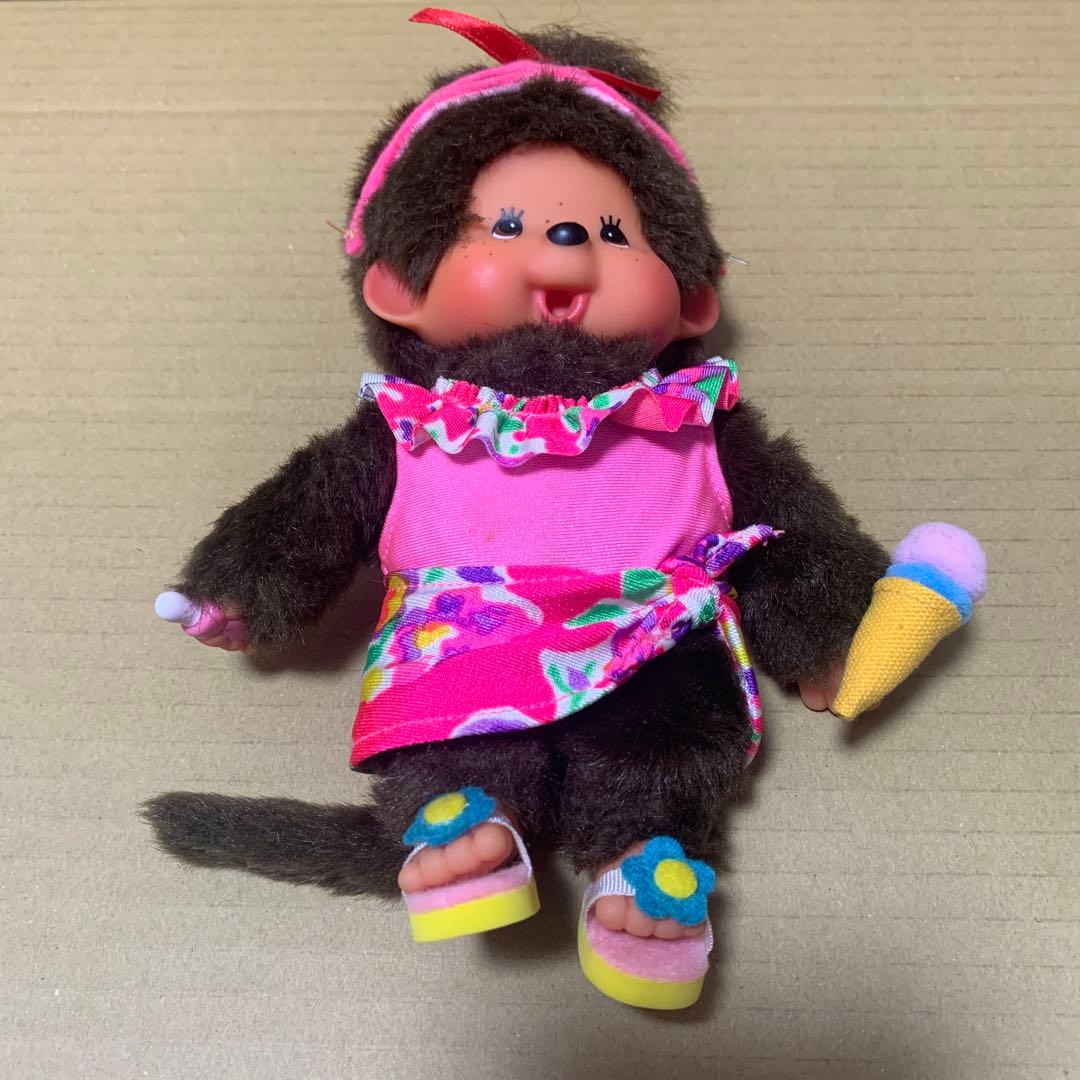 【希少】モンチッチ　水着　ピンク　アイス　MONCHHICHI