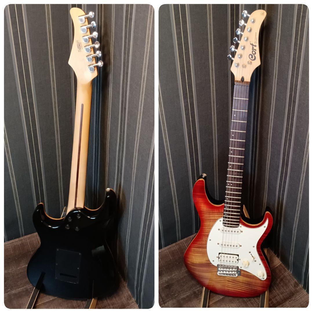 トラ目 虎杢 CORT コルト エレキギター SSH ストラトキャスター ST