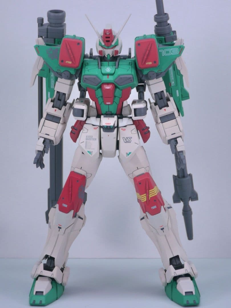 MG バスターガンダム 塗装 完成品 バンダイ ガンプラ 1/100