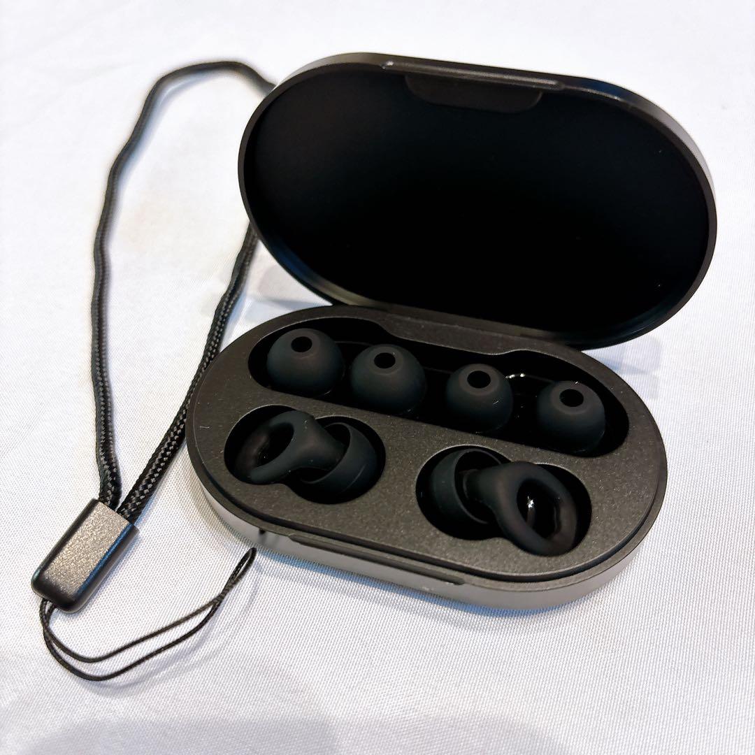 ☆耳栓 睡眠用 安眠 28dB シリコン製 3セット 収納ケース ブラック