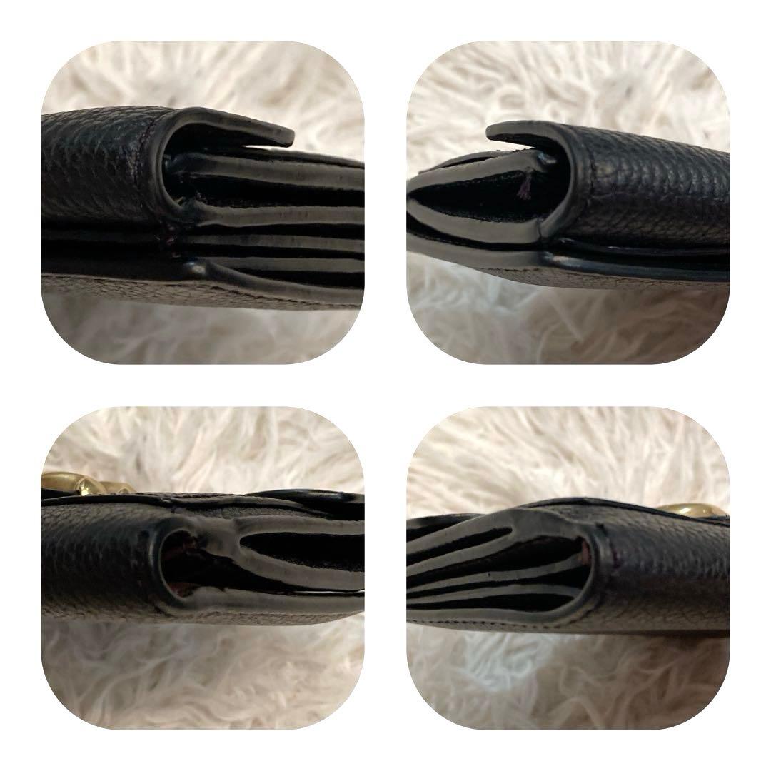 【美品】COACH タビー　スモールウォレット　二つ折り財布　黒