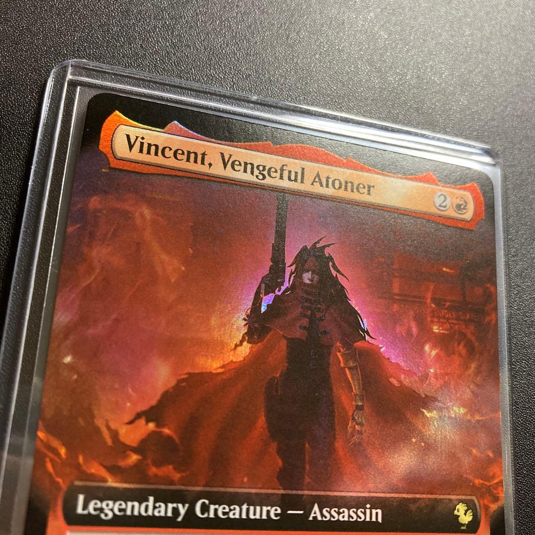 MTG FF 復讐の贖罪者、ヴィンセント 拡張アート foil 英語版