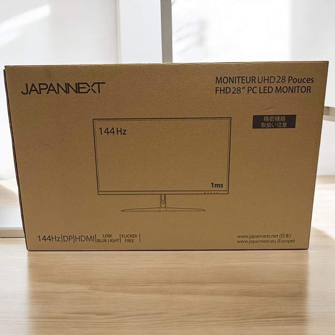 ほぼ未使用 ジャパンネクスト JN-IPS28G144UHDR ゲーミングモニタ