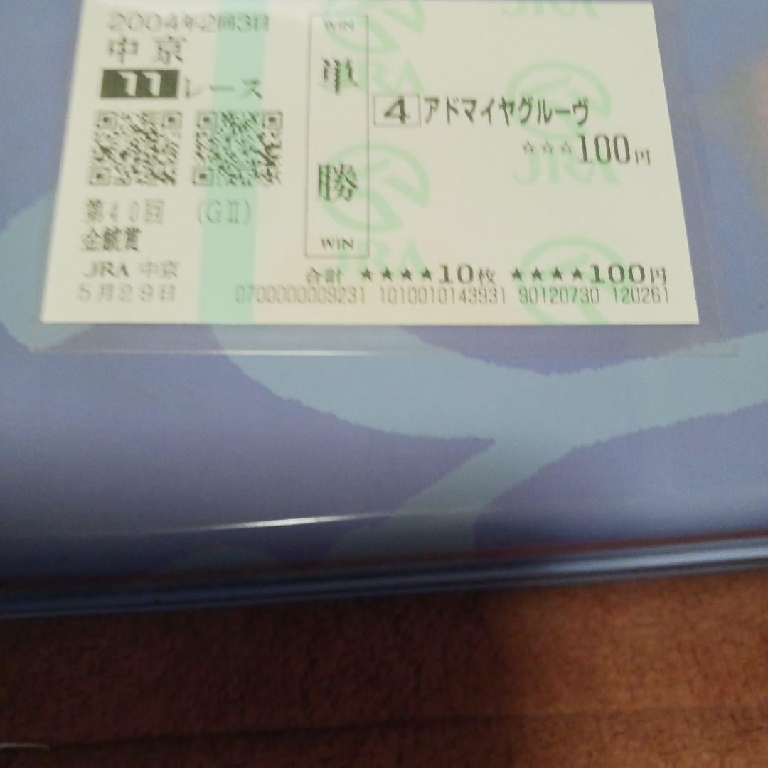 新春特売　現地単勝　新馬戦2002年 京都競馬 アドマイヤグルーヴ