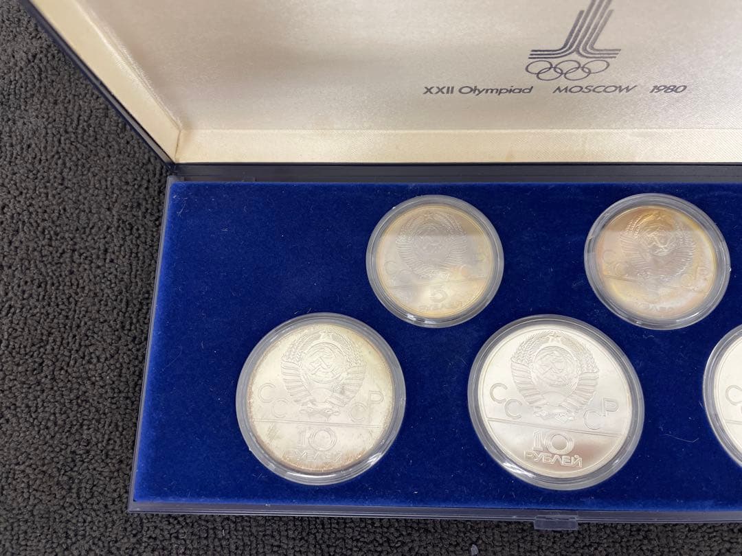 モスクワオリンピック 1980年 プルーフ セット 5枚 記念銀貨