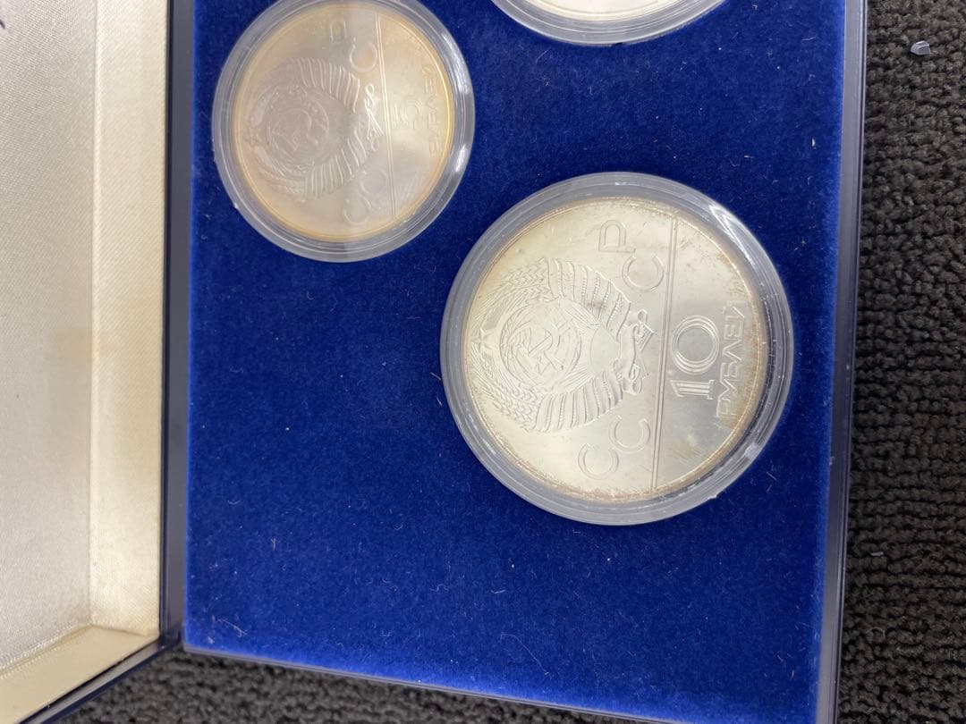 モスクワオリンピック 1980年 プルーフ セット 5枚 記念銀貨