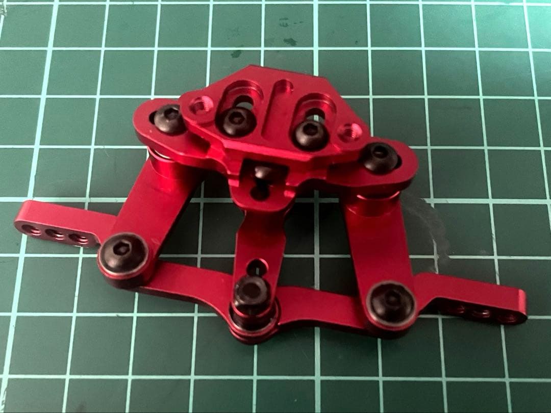 OVERDOSE トリプルリンクステアリングワイパー　レッド