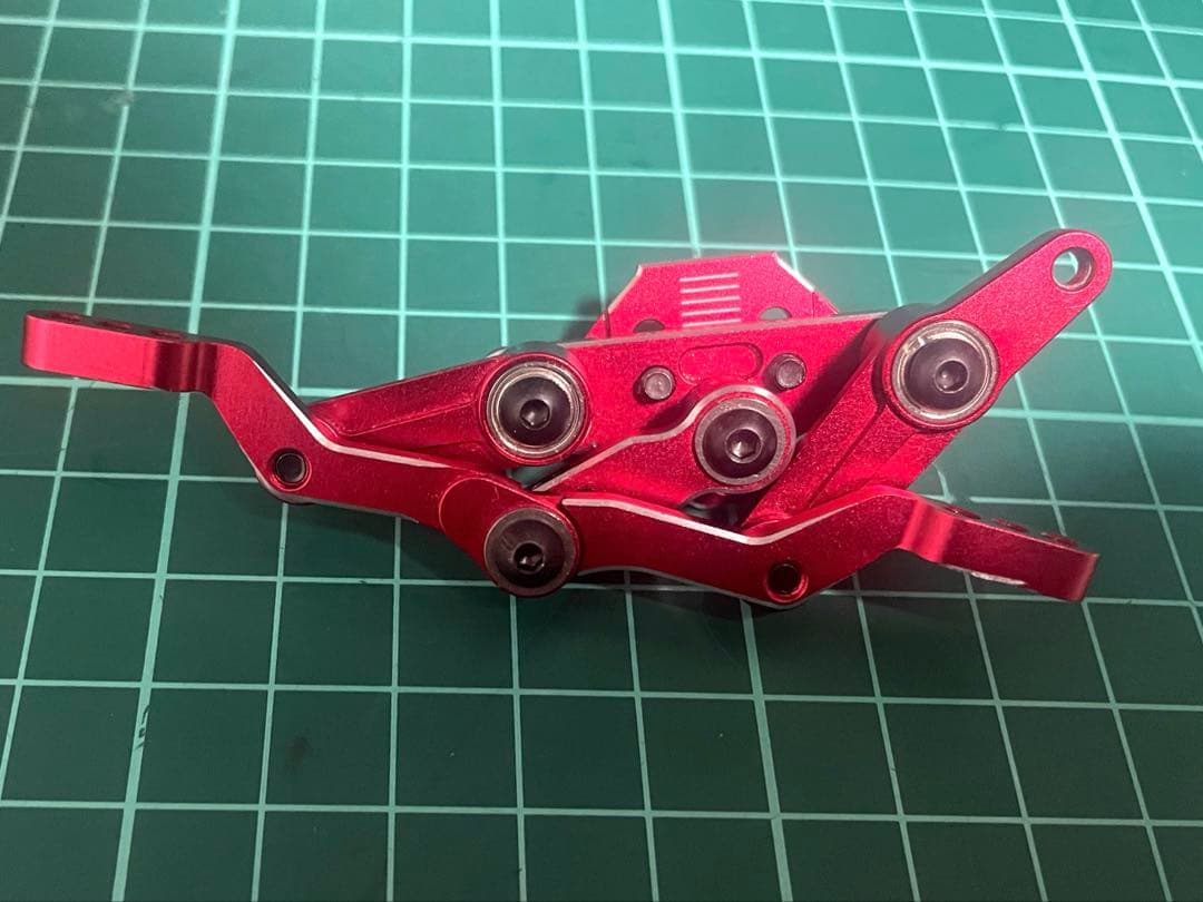 OVERDOSE トリプルリンクステアリングワイパー　レッド