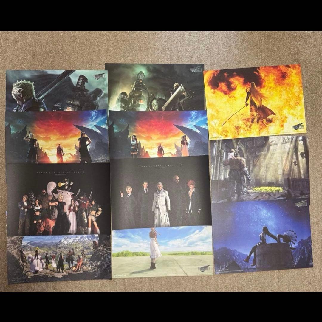 【美品】スクエニカフェ　ファイナルファンタジー　VII FF7 ランチョンマット