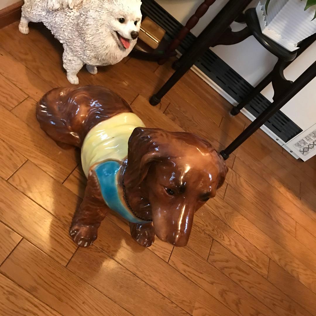 アンティーク　ダックスフンド　重い