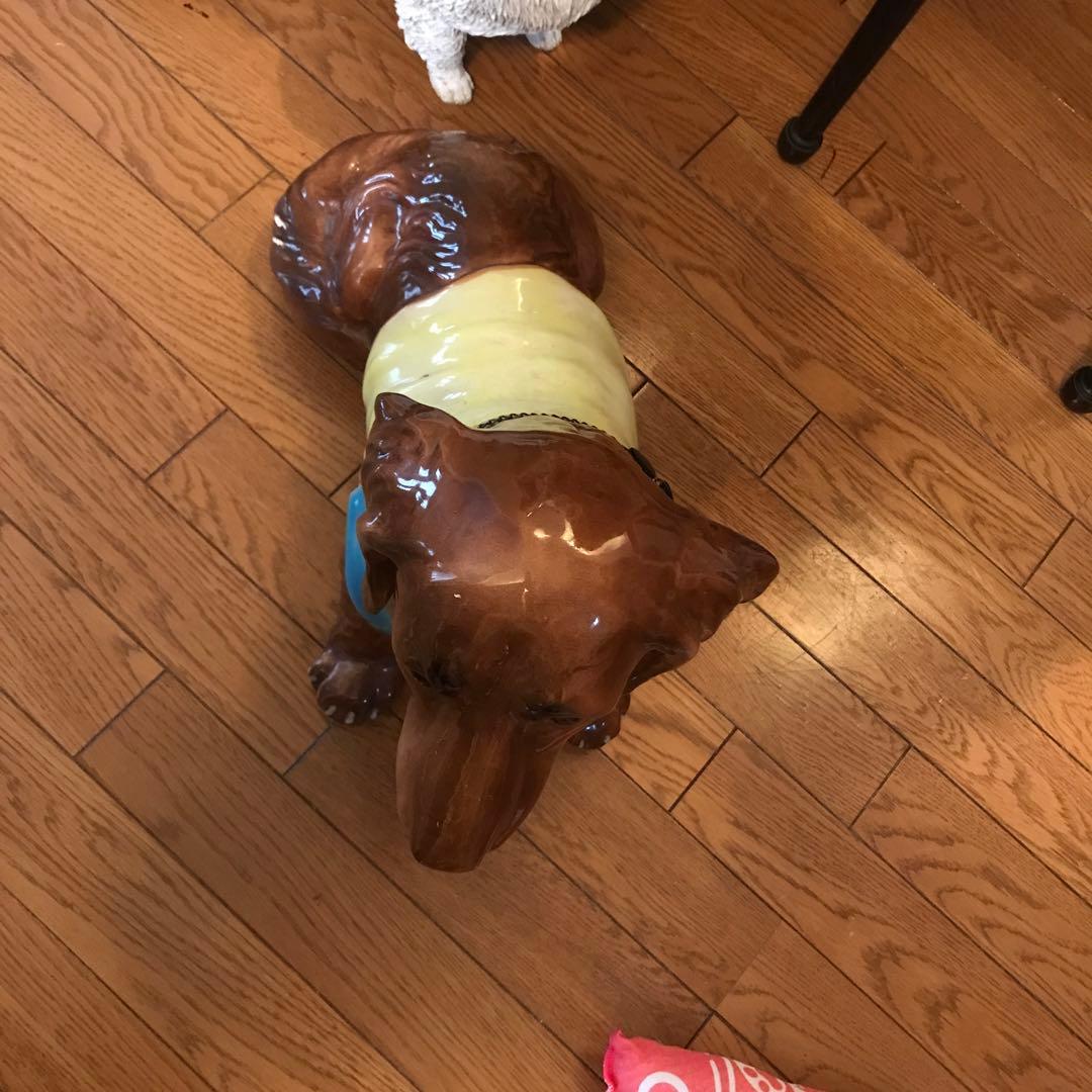 アンティーク　ダックスフンド　重い