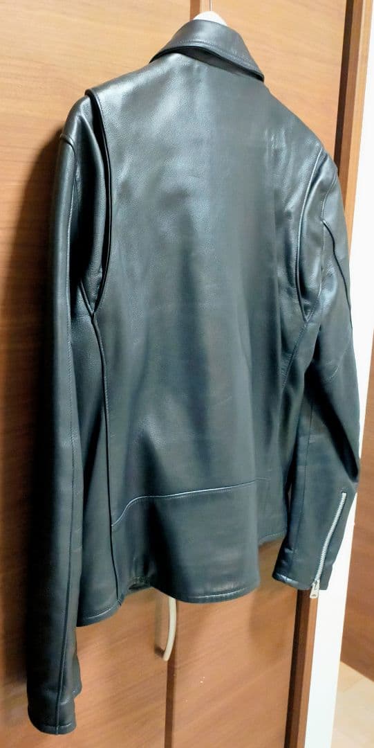 JACKROSE 羊革ダブルライダースジャケット 5(XL)ブラック 美品！