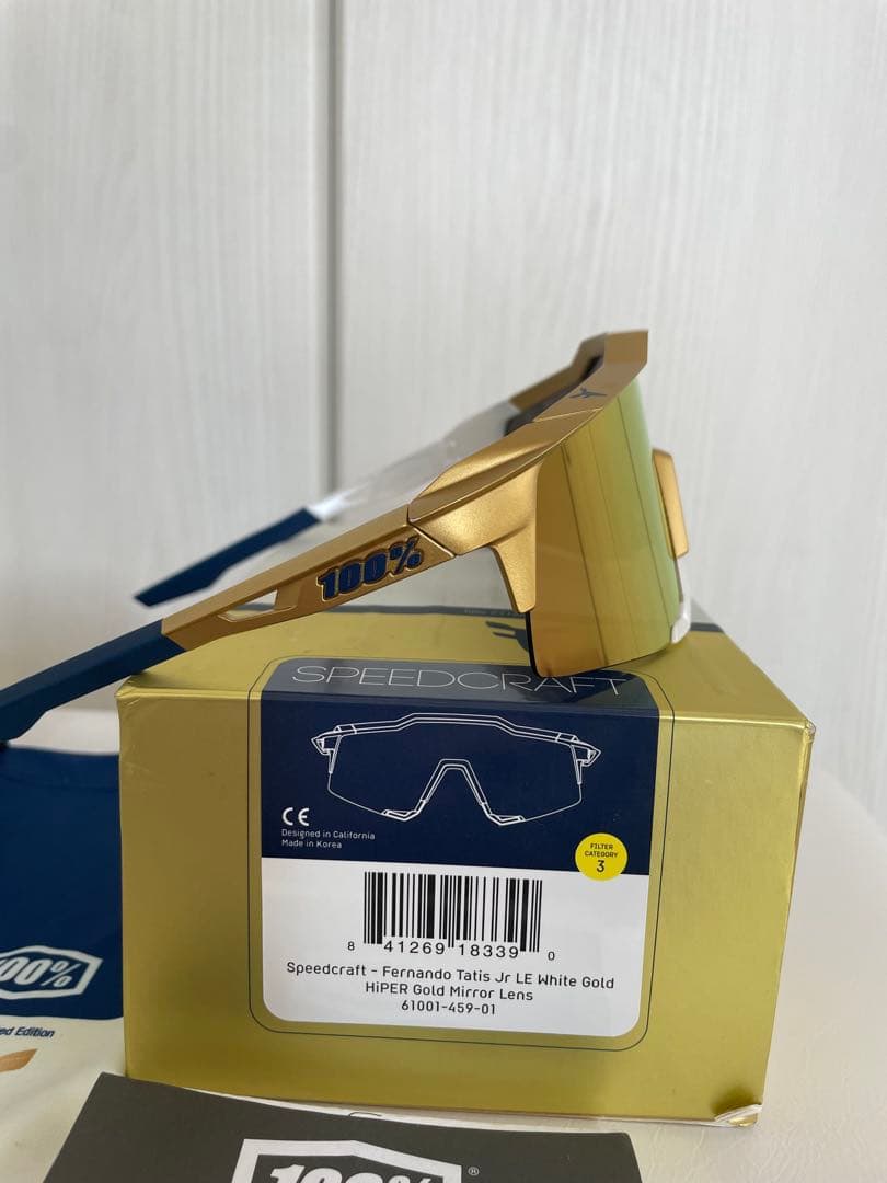 タティスJr. 100% ワンハンドレッド speed craft サングラス