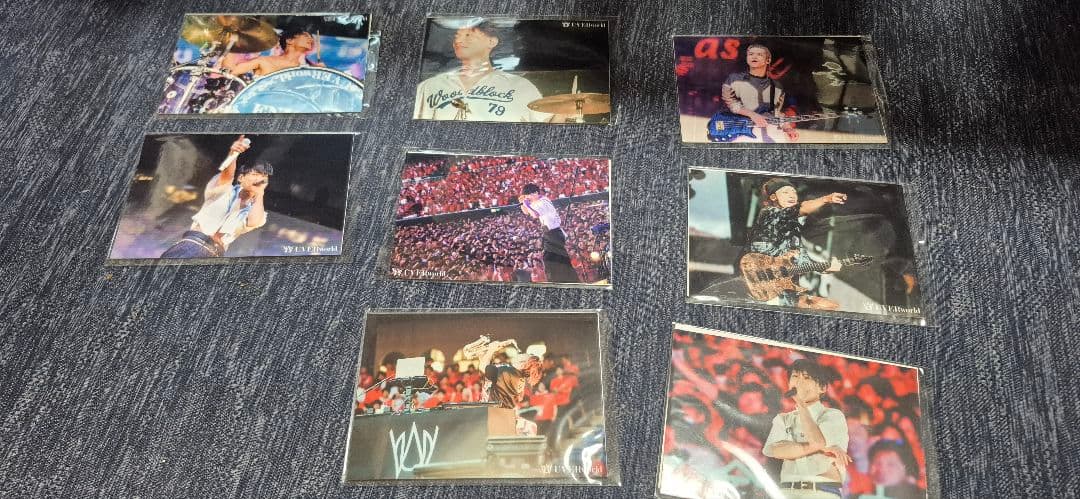 UVERworld グローブ 新品未使用+オンラインくじキーホルダー、写真