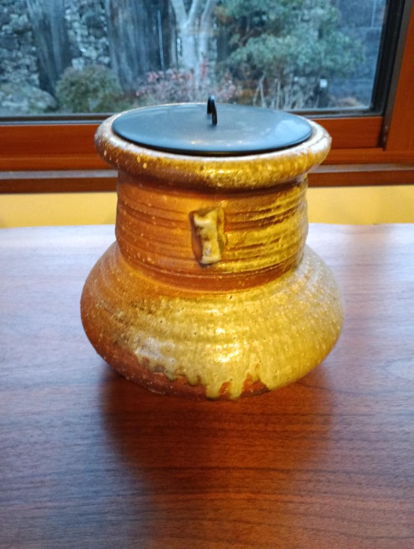 信楽焼　水差し