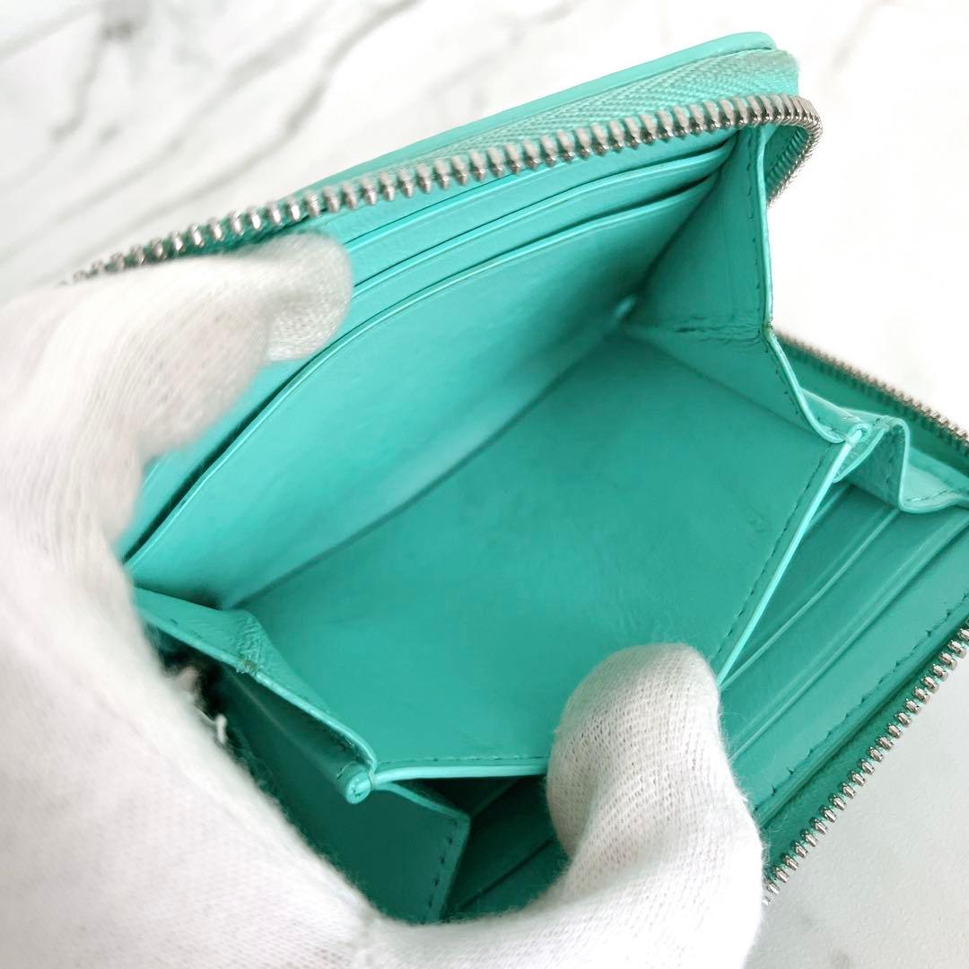 ✨美品✨リターントゥティファニー スモールジップウォレット ミニ財布 レザー